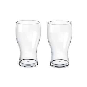 Villeroy & Boch Purismo Beer Pint Glass Set of 2 in Clear at Nordstrom