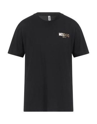 Tシャツ・カットソー Moschino T-shirt stampa Moschino logo-print Organic Cotton T-shirt | Black | FARFETCH