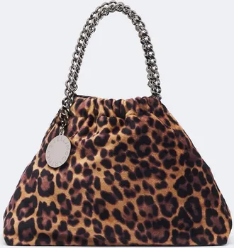 Stella McCartney Falabella Mini leopard-print top-handle bag
