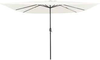 vidaXL Parasol De Jard&iacute;n Blanco, Negro 295 X 295 X 245 Cm Vidaxl