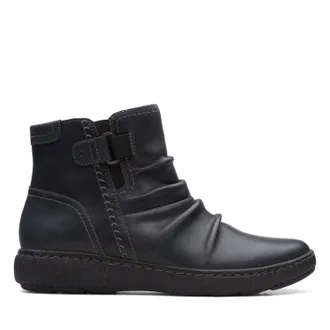 Clarks CarolineOrchid Black Leather