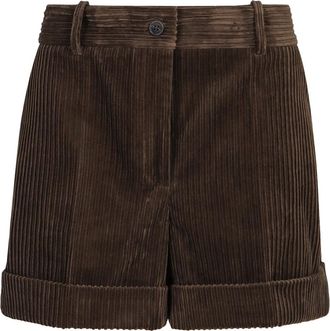 P.A.R.O.S.H. Mujer, Pantalones cortos, Marrón, Talla: S