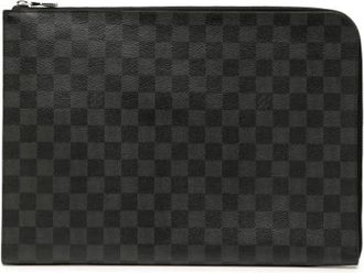 Louis Vuitton Pre-owned Clutches, female, Black, Size: ONE SIZE Pre-owned Pochette Jour GM