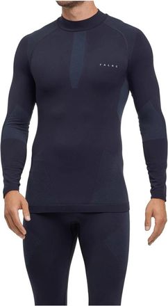 Falke Maglia Warm - Heren - Longsleeves - Zwart - L - Tops