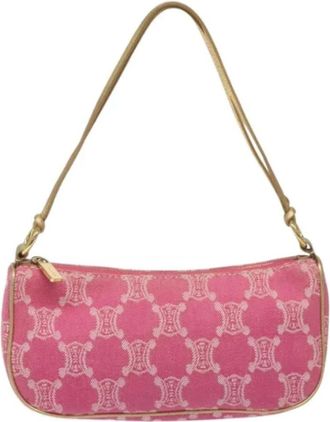 Celine Pre-owned Canvas celine-bags - Dames - Vintage Handtas - Roze - ONE Size - Vintage