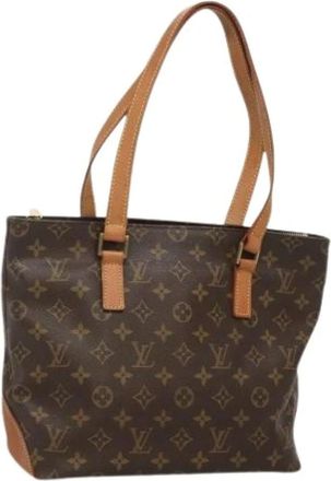 Louis Vuitton Pre-owned Tote Bags, female, Brown, Size: ONE SIZE Pre-owned Vintage Canvas Tote Bag