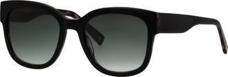 Brendel eyewear Sonnenbrille BRENDEL EYEWEAR Modell 906203, Damen, schwarz, leicht gl&auml;nzend, Sonnenbrillen Sonnenbrille, Form Karree/Eckig, Logoschriftzug auf B&uuml;gel, 