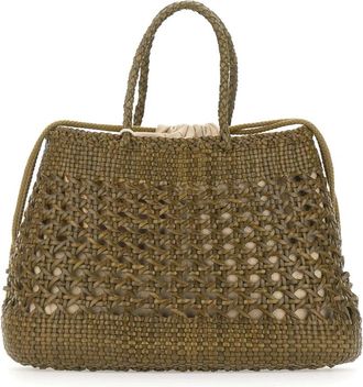 Dragon Diffusion Santa Cano Tote - Dames - Shoppers - Groen - ONE Size - Leer - Tassen