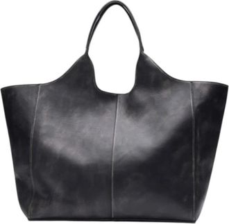 Stand Studio Lily Tote - Dames - Shoppers - Zwart - ONE Size - Leer - Tassen