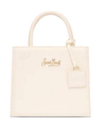 MC2 Saint Barth logo-detail leather mini bag - Neutrals