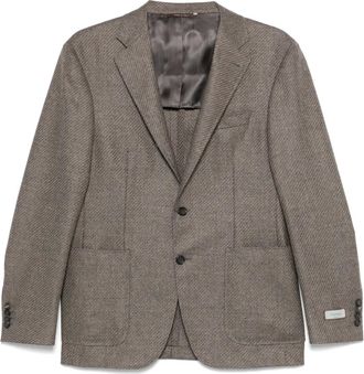 Canali Blazer monopetto - Marrone