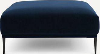 AM.PM XL fluwelen poef, Oscar, ontwerp Emmanuel Gallina