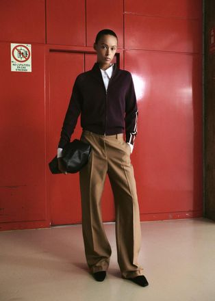 Mango Cardigan maglia righe vino - Donna - XS - MANGO