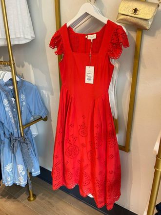 Cleobella Womens Kiki Midi Dress In Red