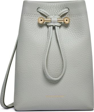 Strathberry Large Osette Leather Bucket Bag in Marble Grey at Nordstrom