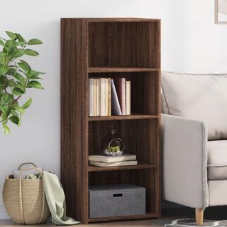 vidaXL Credenza Rovere Marrone 50x41x124 cm in Legno Multistrato - Vidaxl