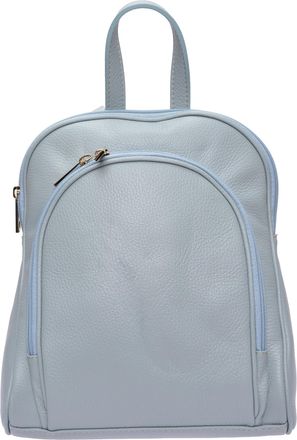 Anna Luchini Turquoise Rundleer Tas