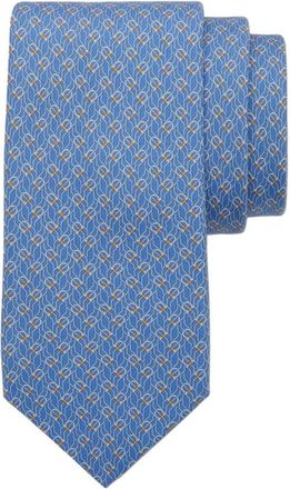 Ferragamo Corbata Tetris - Accessories - Hombre - Azul - ONE SIZE