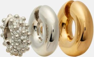 Paco Rabanne Set di 3 orecchini ear cuff