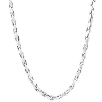 Pompeii3 Mens Designer Box 14k Gold (71gram) or Platinum (133gram) 5mm Link Chain Necklace 24
