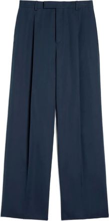 Jil Sander Pantaloni con piega - Blu
