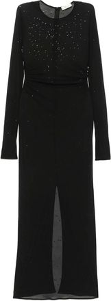 Blumarine Abito lungo semi trasparente - Nero