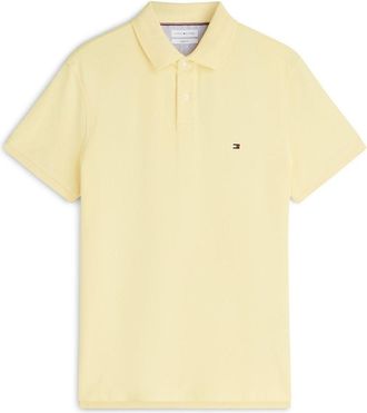 Tommy Hilfiger Heren 1985 Geborduurd Logo Poloshirt (Citronella)