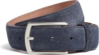 Ermenegildo Zegna Su&egrave;de Riem - Heren - Riemen - Blauw - ONE Size - Su&egrave;de - Accessoires