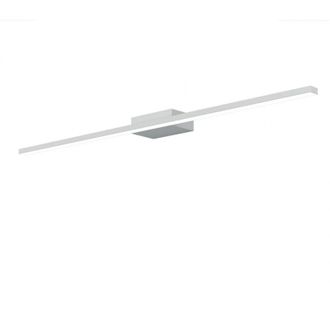 Top-Light Applique Moderna Line Metallo Bianco Diffusore Acrilico B Led 14,4W Calda 90Cm