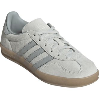 adidas Gazelle Indoor Sneaker in Linen Green/Wonder Sage/Gum5 at Nordstrom, Size 10.5