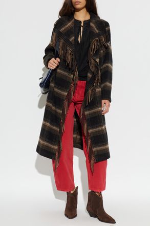 Isabel Marant Wool Coat Gihan, Womens, Black