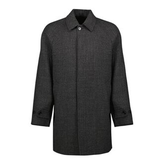 Prada Hombre, Abrigos, Gris, Talla: L