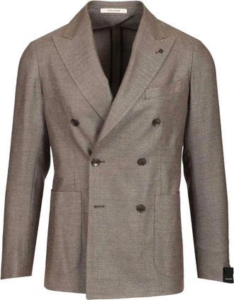 Tagliatore Montecarlo Blazer - Heren - Blazers - Grijs - 2XL - Wol - Jassen