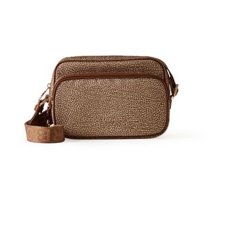 Borbonese Eco Line Small Crossbody - female - Borbonese - Cross Body Bags - Brown - ONE SIZE - Bags