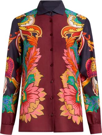 Etro Camicia con stampa - Rosso