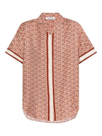 Lacoste printed shirt - Pink