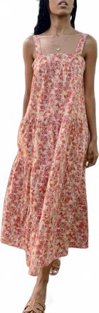 All The Wild Roses Arabella Sundress In Sunset Rose