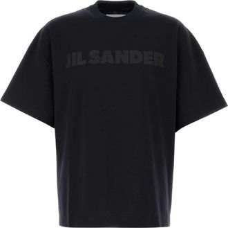 Jil Sander Midnight Blue Cotton Oversize T Shirt