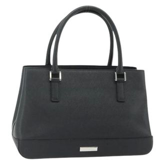 Burberry Pre-owned Handbags, female, Black, Size: ONE SIZE Pre-owned Hand Bag