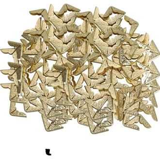 OEM Protezioni Angolari In Metallo Stile Vintage, Antigraffio, Color Oro - 300 Pezzi