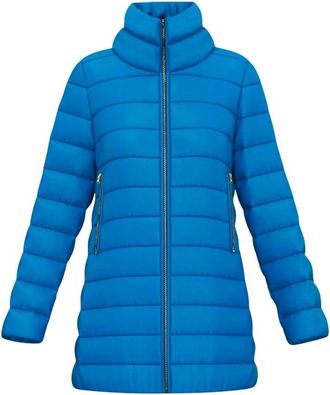 Marella Piumino Con Collo Alto Plage - Dames - Dons jassen - Blauw - 3XL - Jassen
