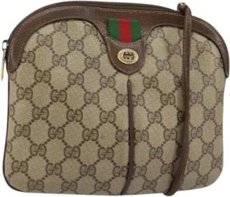 Gucci Pre-owned Cross Body Bags, female, Beige, Size: ONE SIZE Pre-owned Cross Body Bag