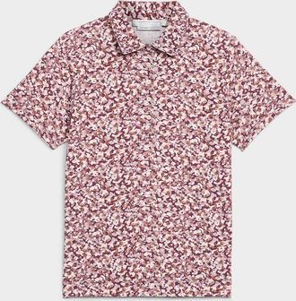 Contemporaine Womens Patterned stretch jersey Polo Shirt shirt