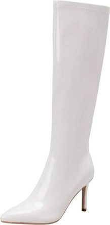 Generic Womens Elegant Knee High Boots Long Heeled Booties Fashion Winter Party Footwear