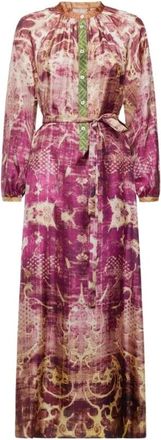 Pierre-Louis Mascia Aloe Shirt Dress - Dames - Maxi kleedjes - Veelkleurig - M - Kleedjes