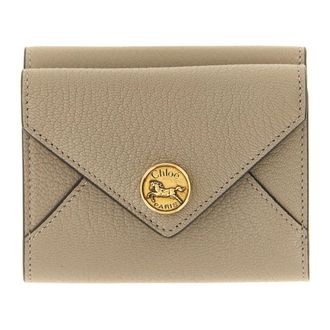 Chlo&eacute; Cartera peque&ntilde;a plegable tipo sobre - Accessories - Mujer - Beige - ONE SIZE