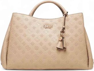 Guess Phoebe Shopper - Dames - Handtassen - Beige - ONE Size - Leer - Tassen