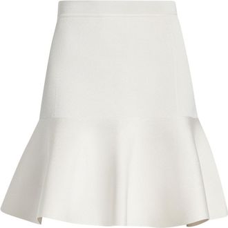 Tom Ford peplum mini skirt - women - Fabric - L - White