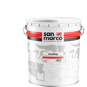 San Marco Acryltop idropittura superlavabile acrilica bianca lt 5