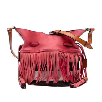 Burberry Pre-owned Bucket Bags, female, Red, Size: ONE SIZE Pre-owned Belgrove Bucket Bag